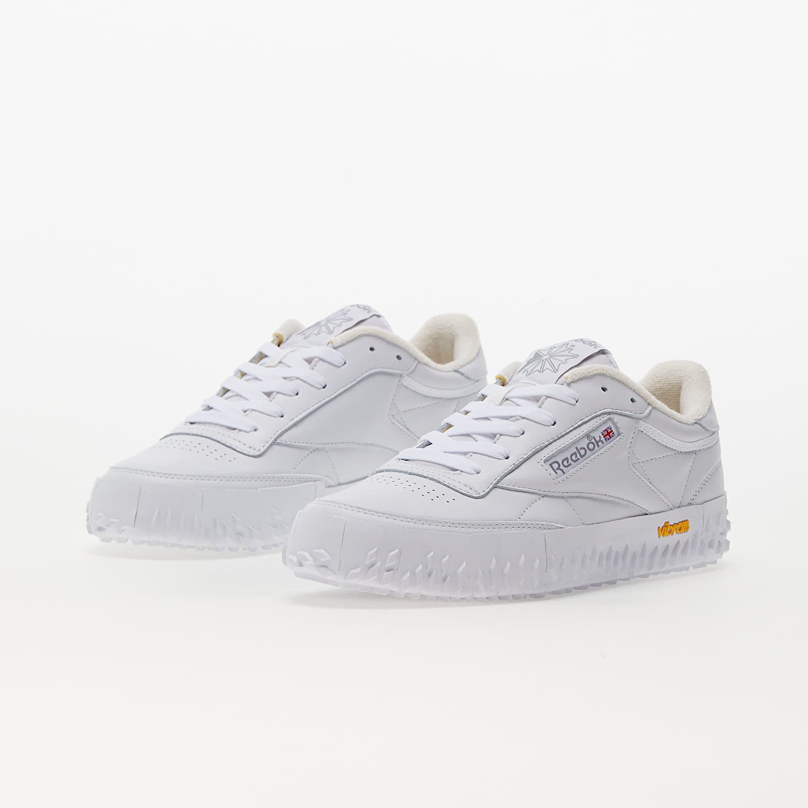 Herren Sneaker und Schuhe Reebok Club C Vibram Soft White/ Pure Grey 5/ Soft White
