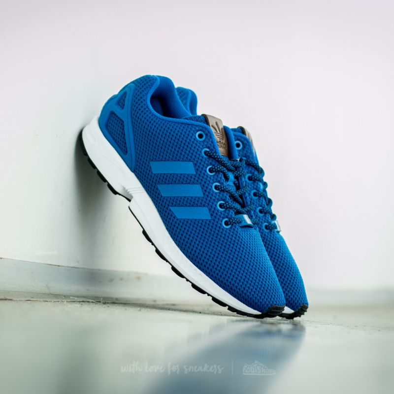 Blue adidas ZX Flux Blue/ Blue/ Ftw White | Footshop