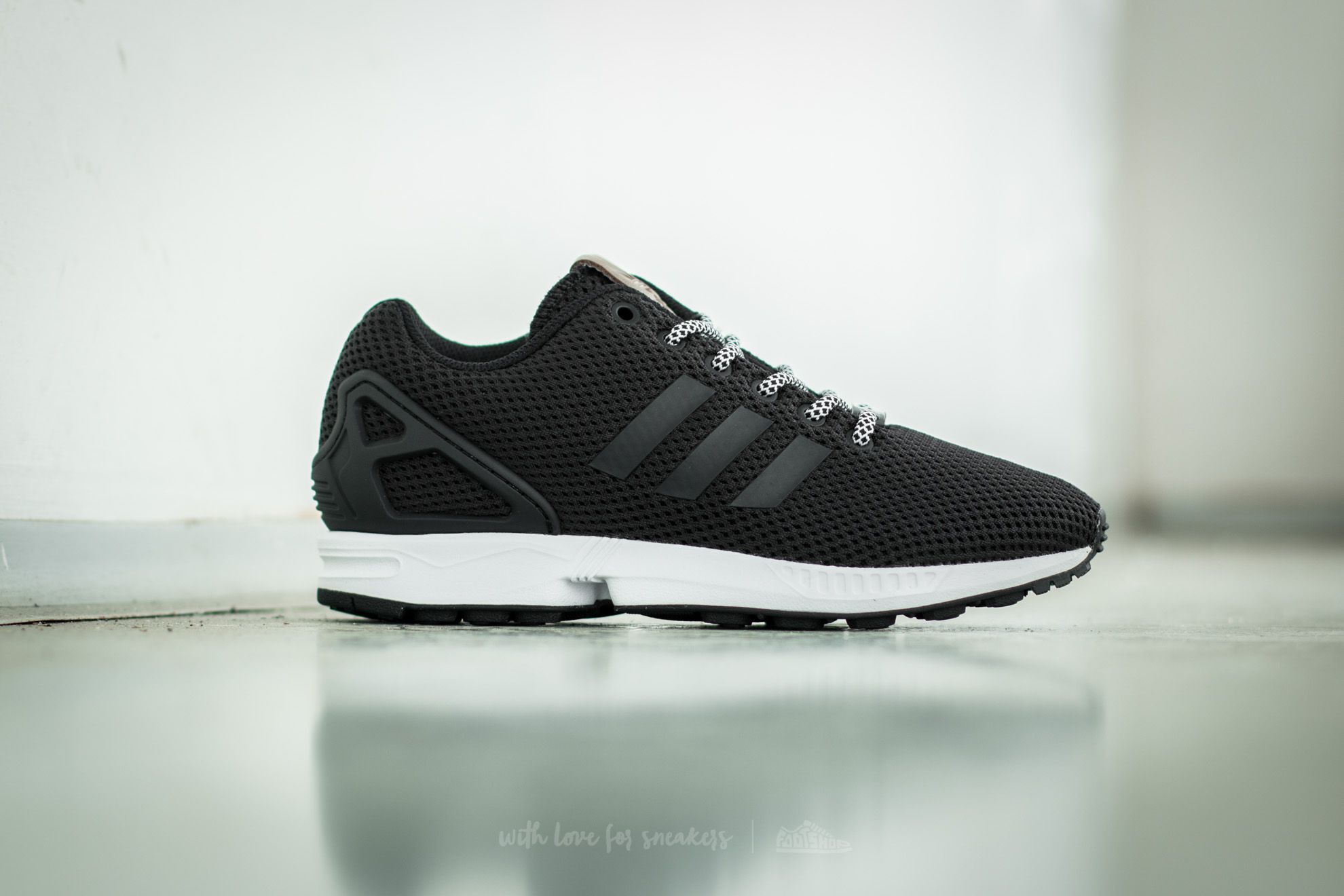 Men's shoes adidas ZX Flux Core Black/ Core Black/ Footwear White