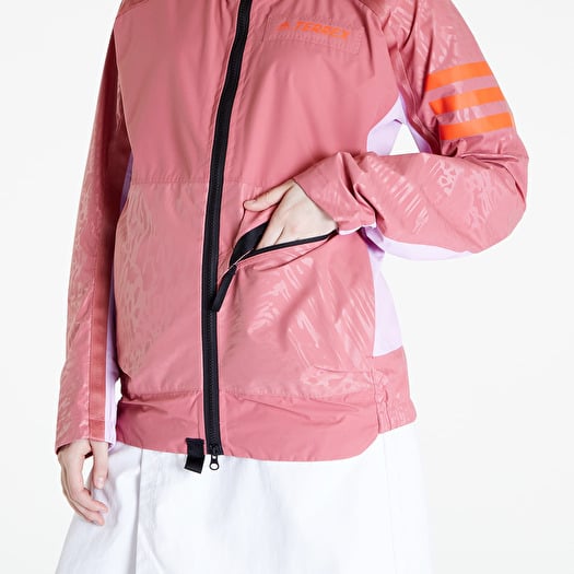 Pink adidas cheap rain jacket