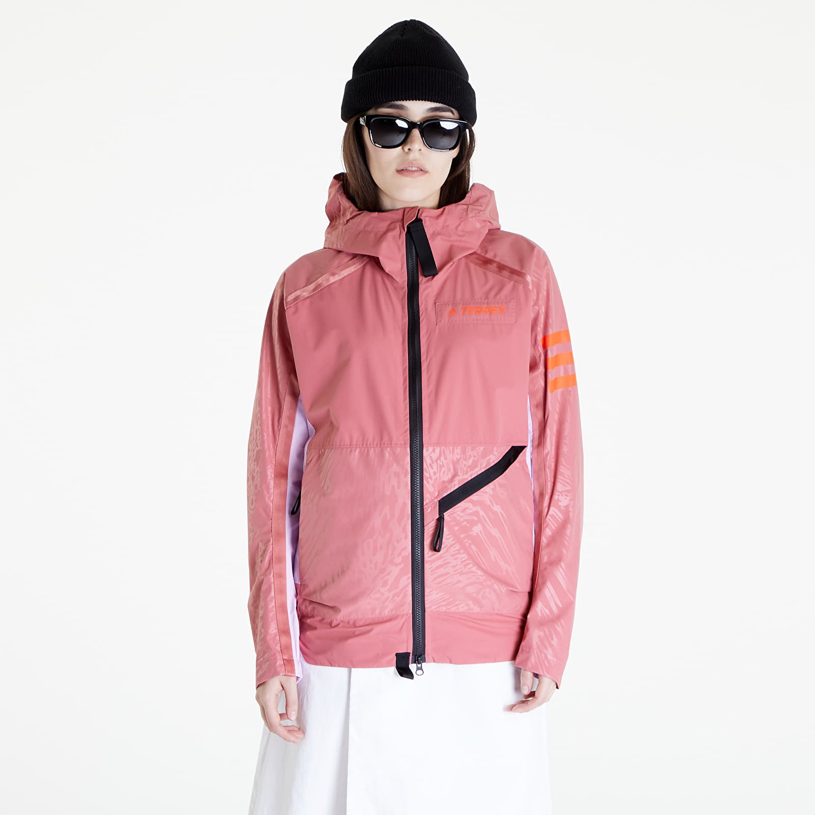 Jakne  adidas W Terrex Utilitas Rain Jacket Wonder Red/ Bliss Lilac