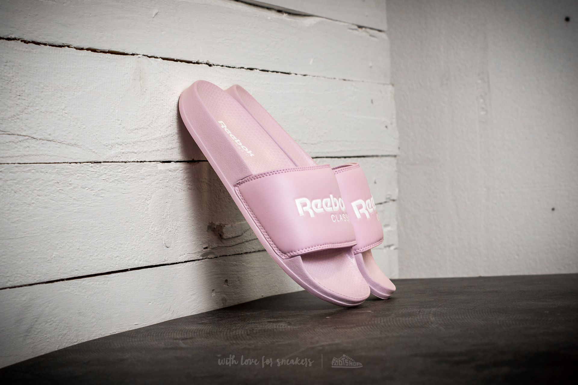 Men's shoes Reebok Classic Slide Shell Purple/ White