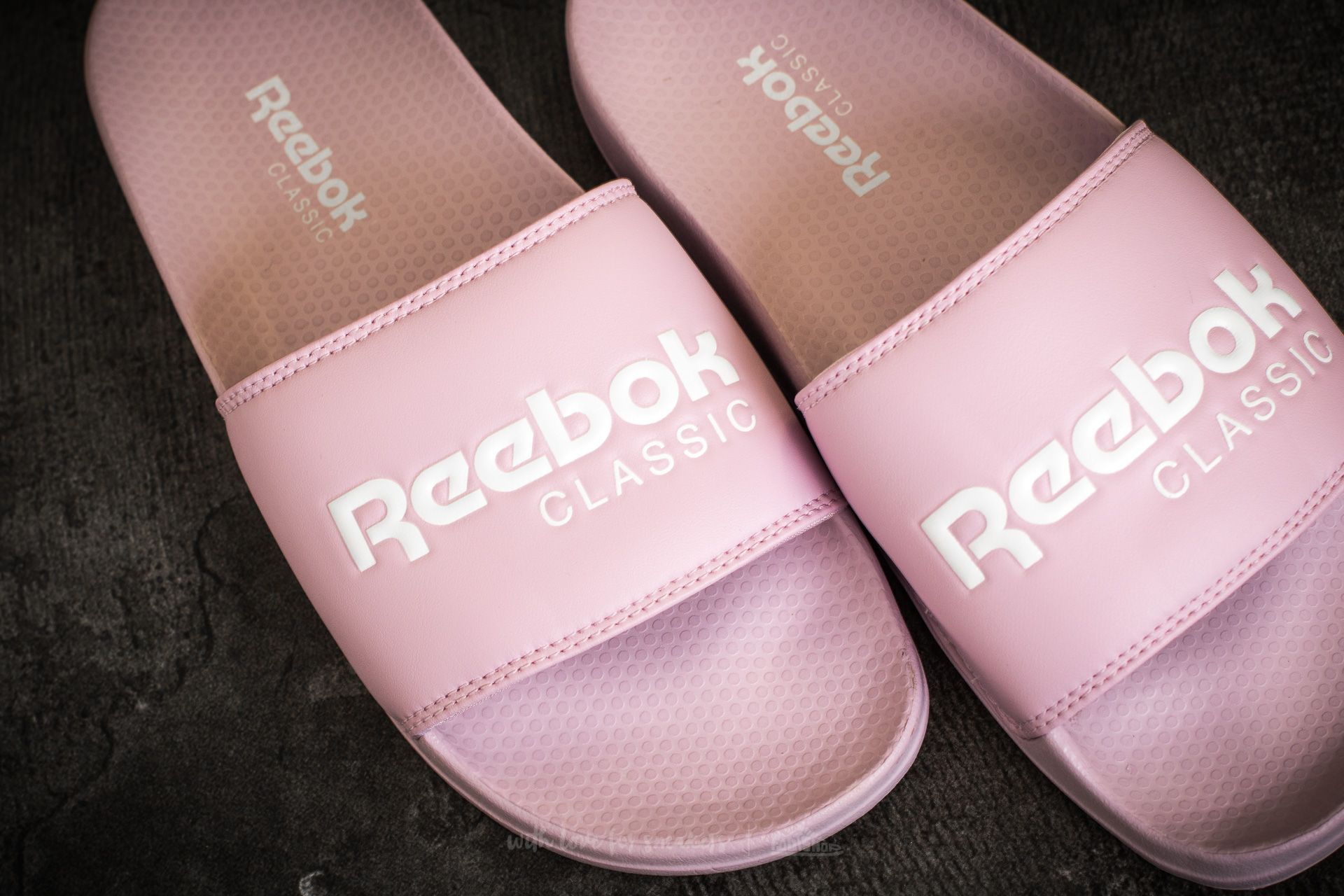 Férfi cipők Reebok Classic Slide Shell Purple/ White
