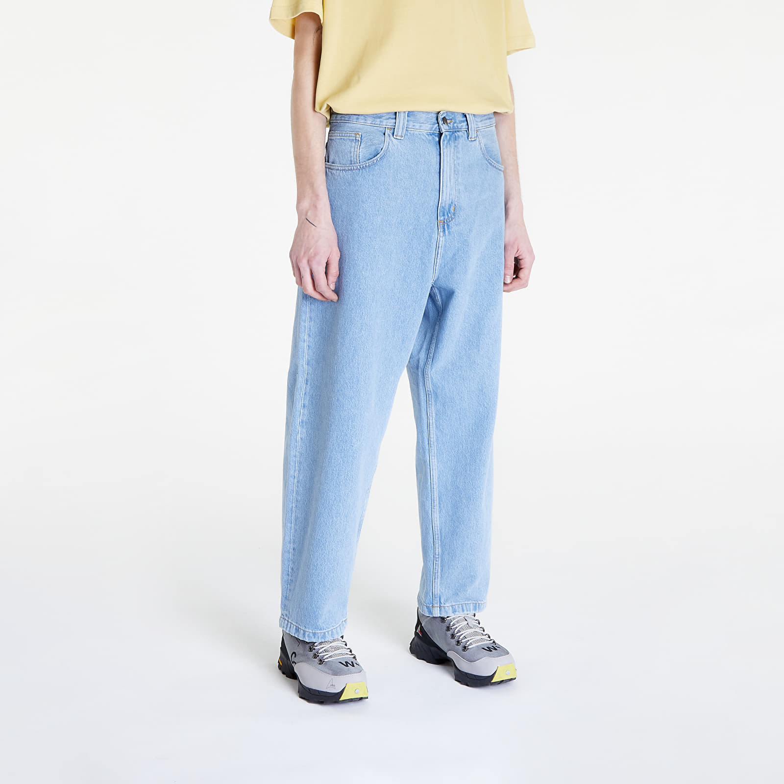 Džíny a kalhoty Carhartt WIP Brandon Pant Blue Stone Bleached