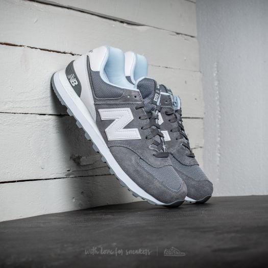 Men s shoes New Balance 574 Grey White Footshop