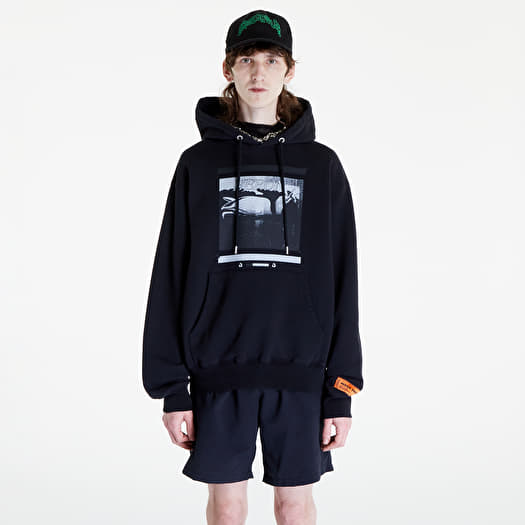 Heron hoodie clearance black