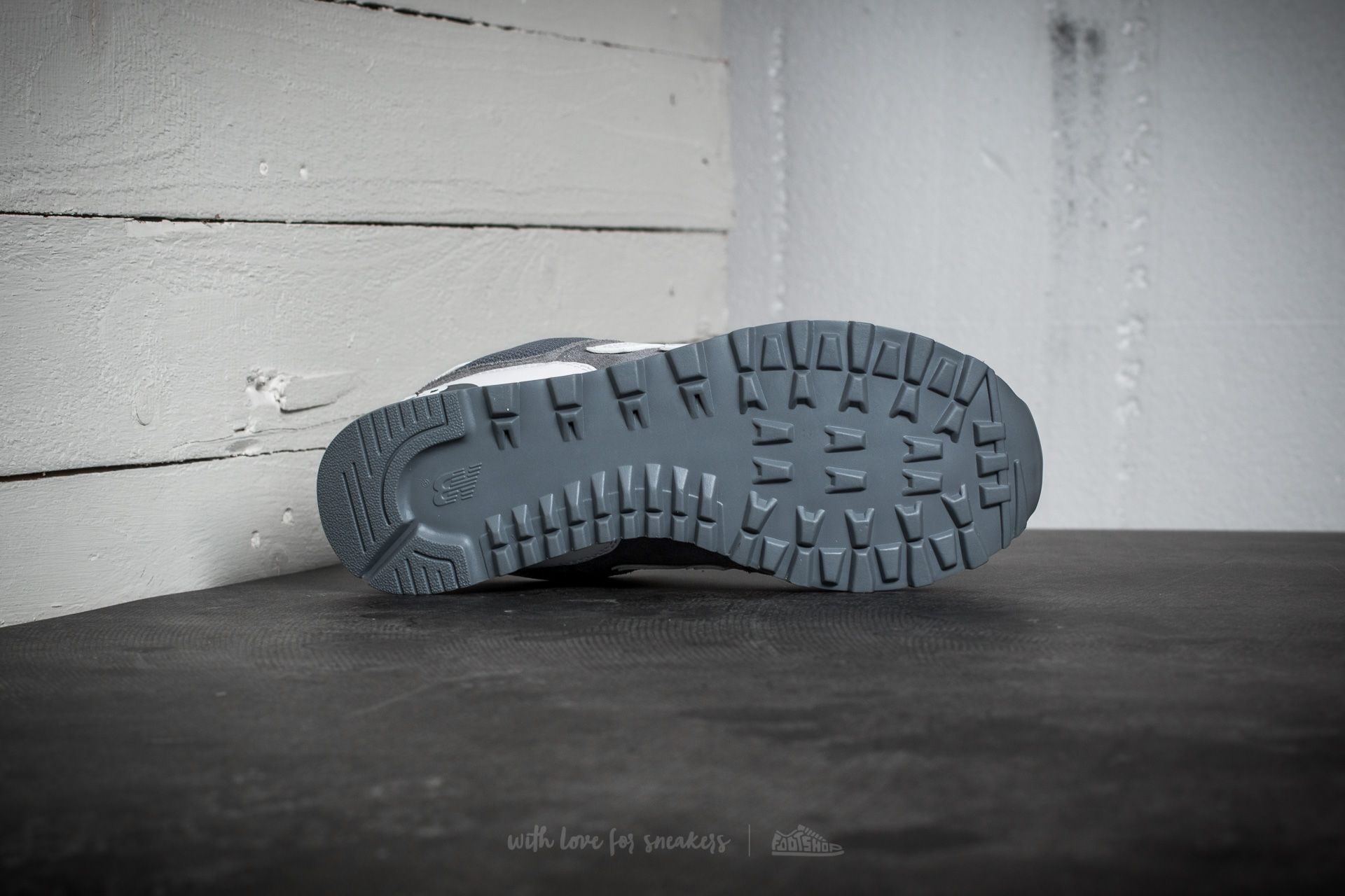 Herresko New Balance 574 Grey/ White