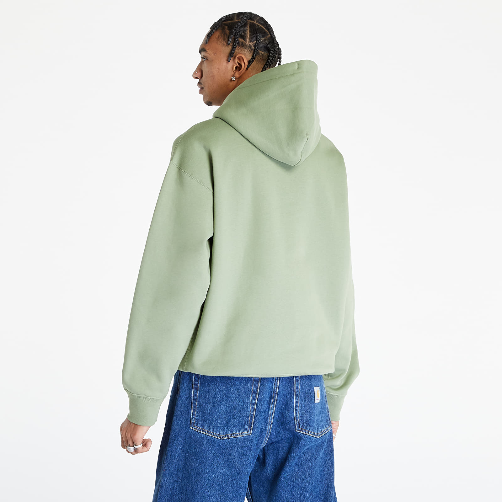 Hoodies and sweatshirts  Nike Solo Swoosh Men's Fleece Pullover Hoodie Oil Green/ White