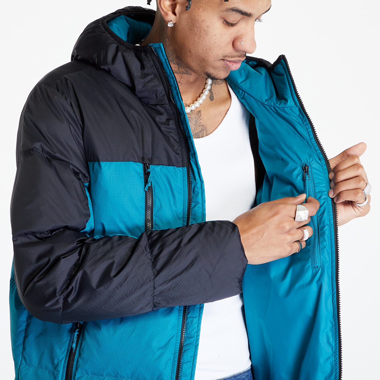 Jackets The North Face M Himalayan Light Down Jacket Harbor Blue