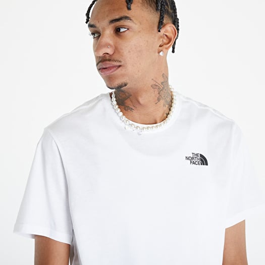 T shirts The North Face S S Red Box Cel Tee White Footshop