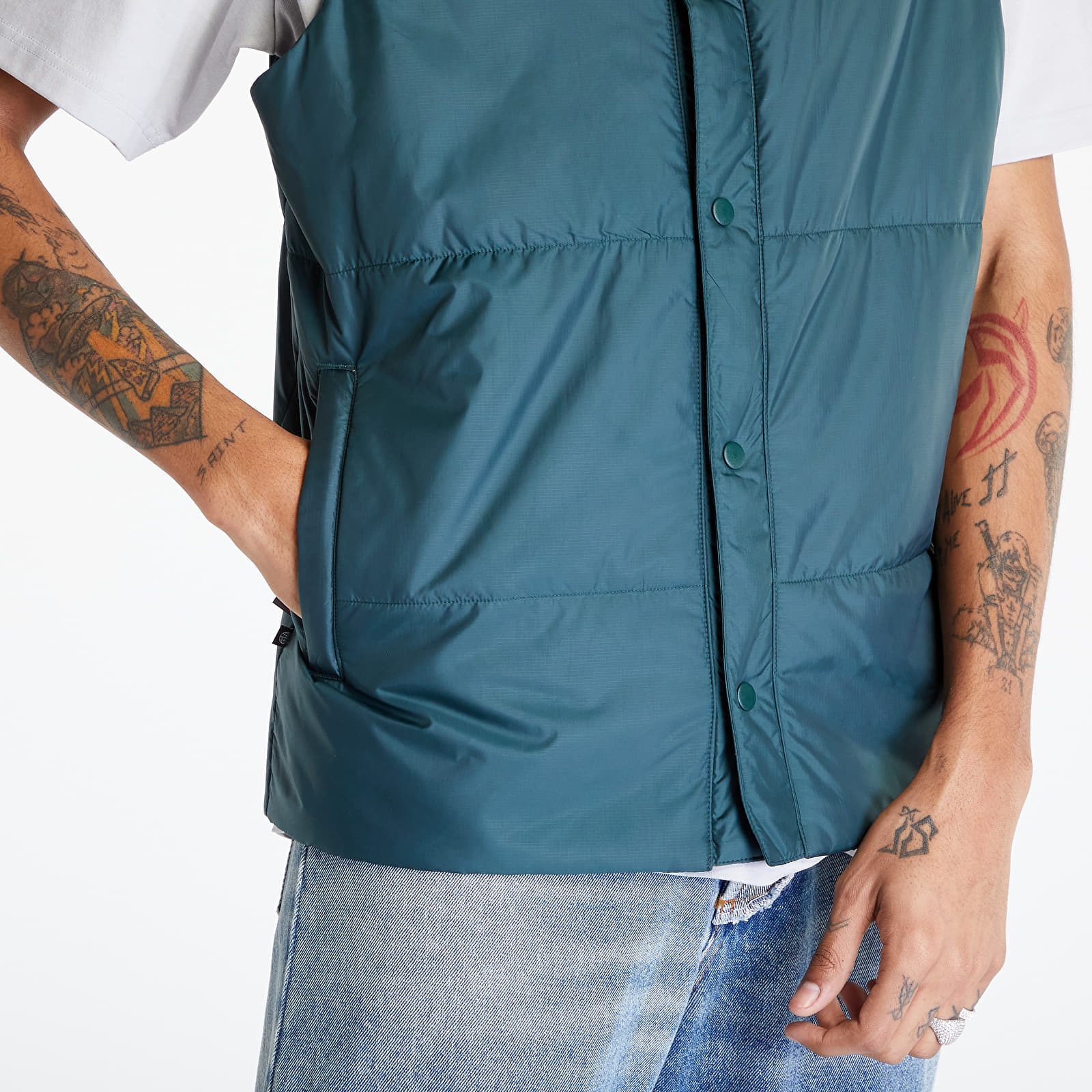 Vests adidas Insulated Vest UNISEX Shadow Green/ Cardboard/ Black