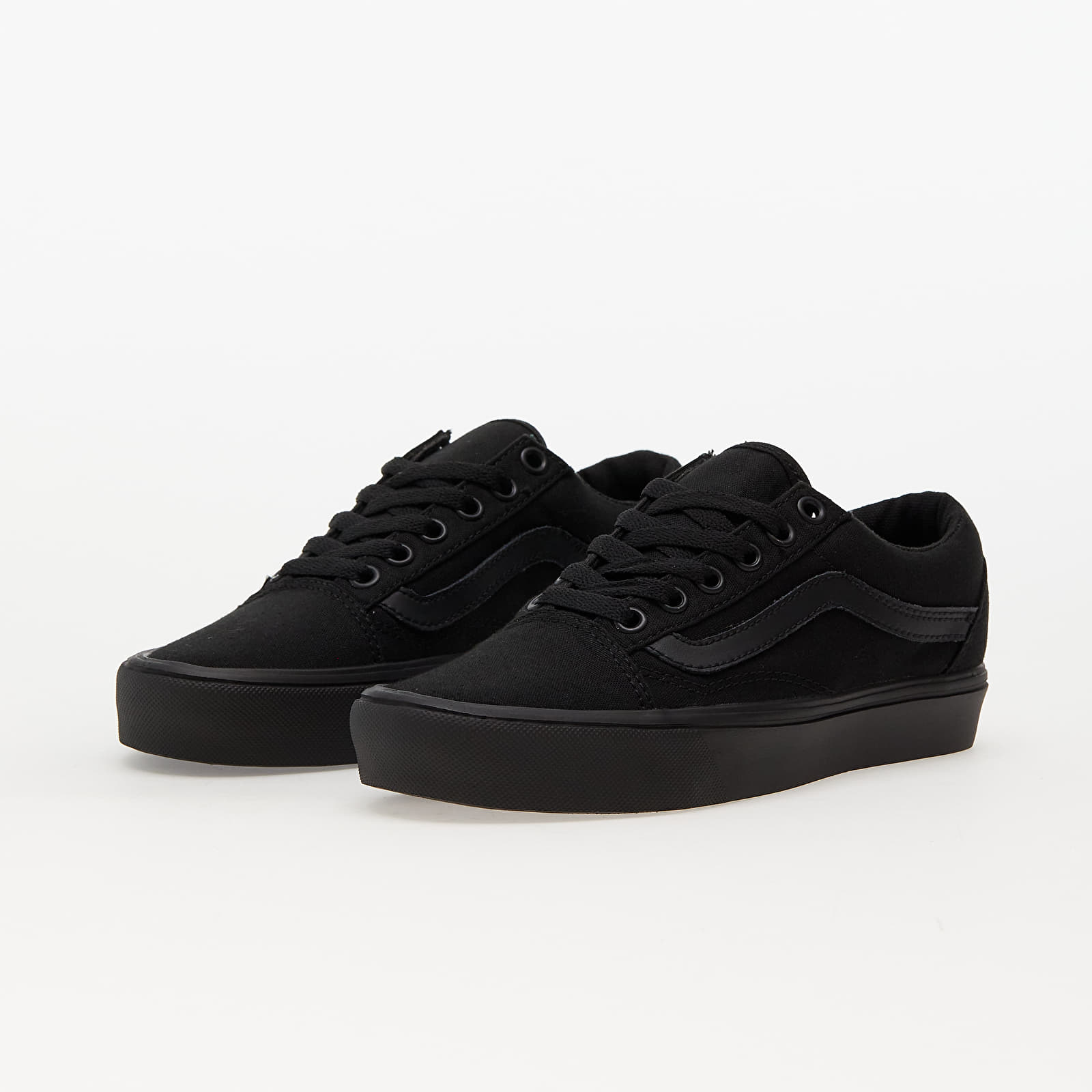 Men s shoes Vans Old Skool Lite Canvas Black Black Footshop