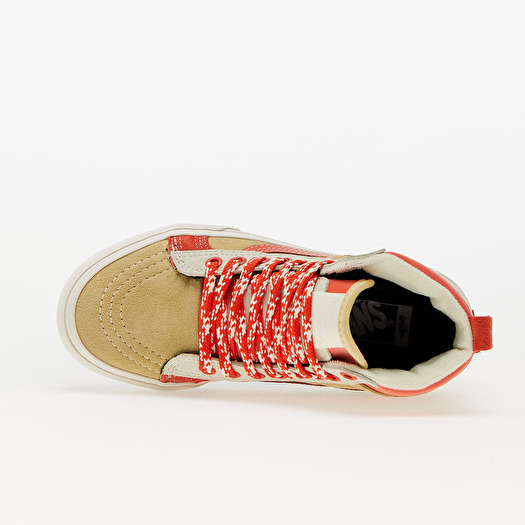 Vans beige hot sale rouge homme