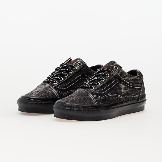 Vans old skool skate shoe acid denim store