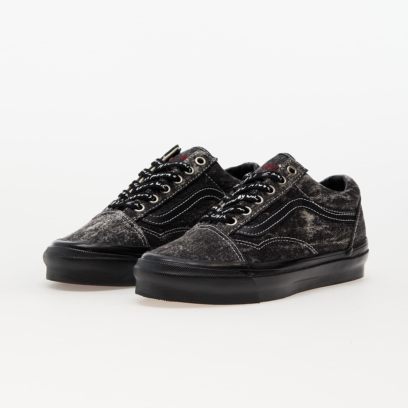 Men's shoes Vans Vault OG Old Skool LX (Jim Goldberg) Acid Wash Denim |  Footshop