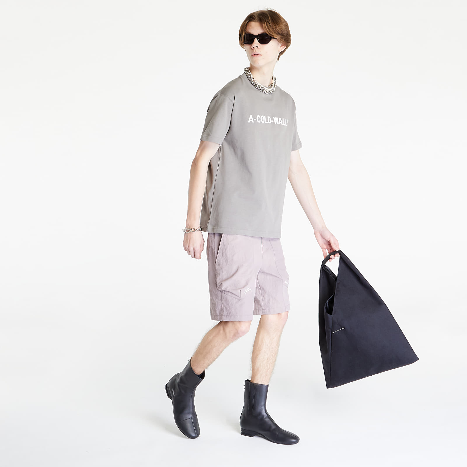 T-shirts A-COLD-WALL* Essential Logo T-Shirt Mid Grey