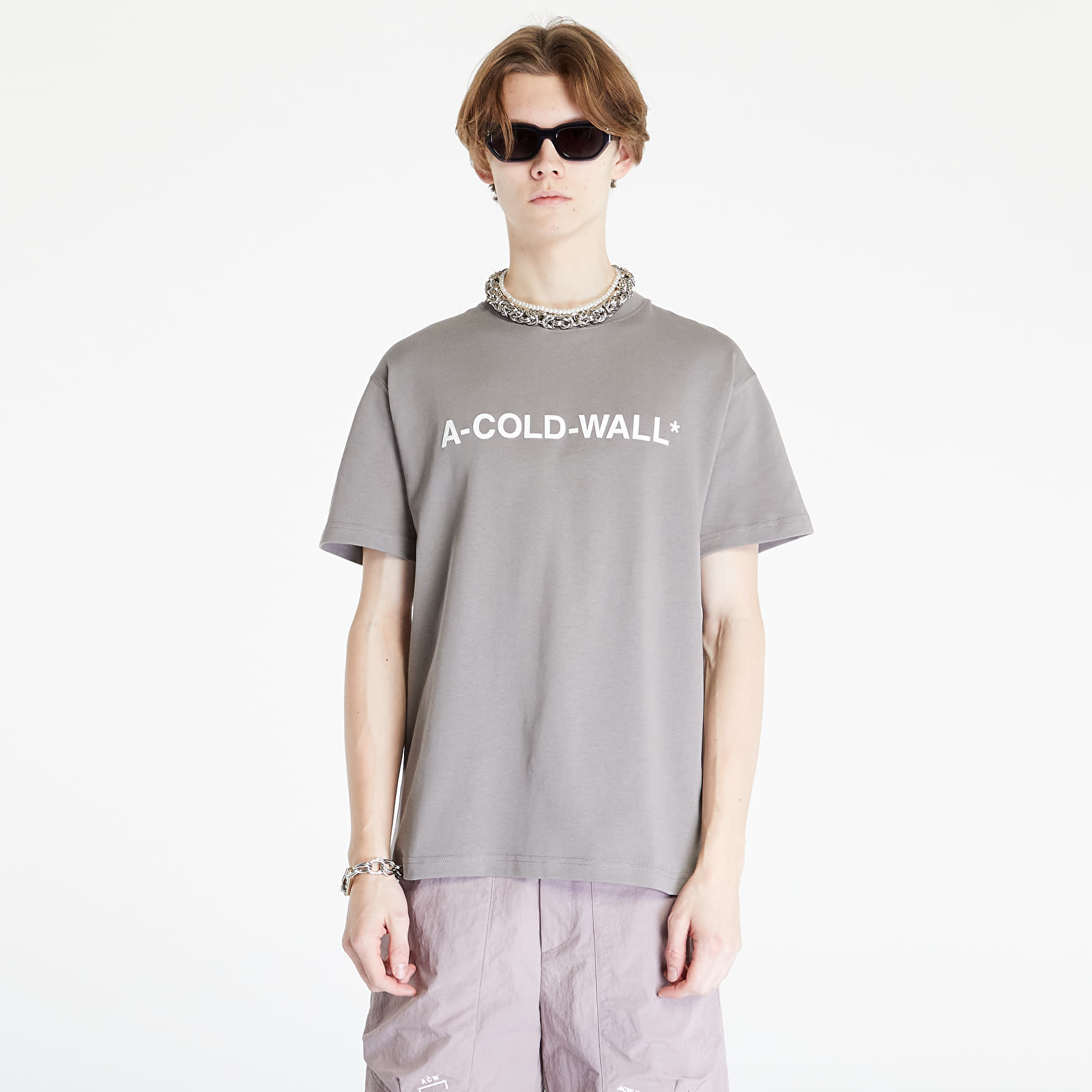 T-shirts A-COLD-WALL* Essential Logo T-Shirt Mid Grey