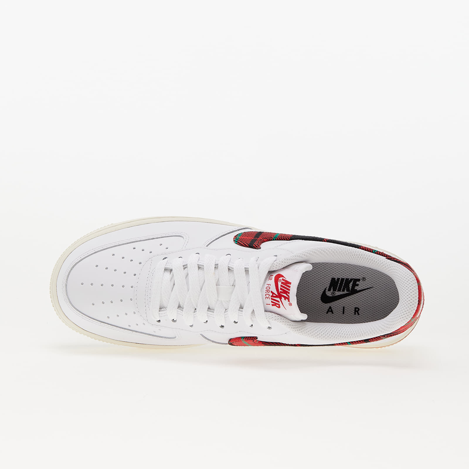 All red nike air force 1 lv8 high tops hot sale