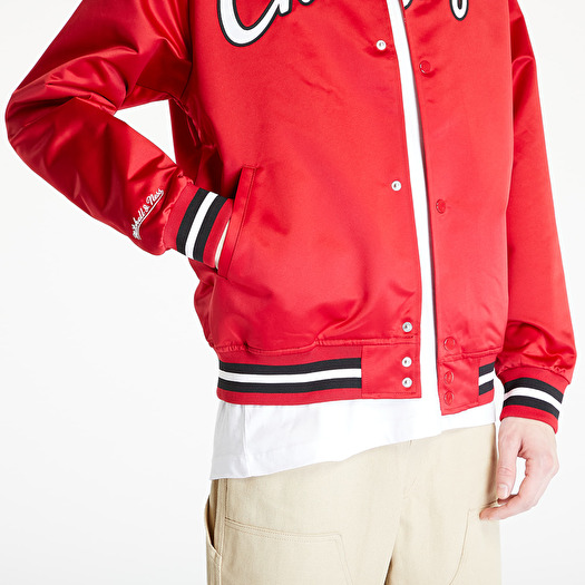 Mitchell and ness chicago bulls satin jacket hotsell