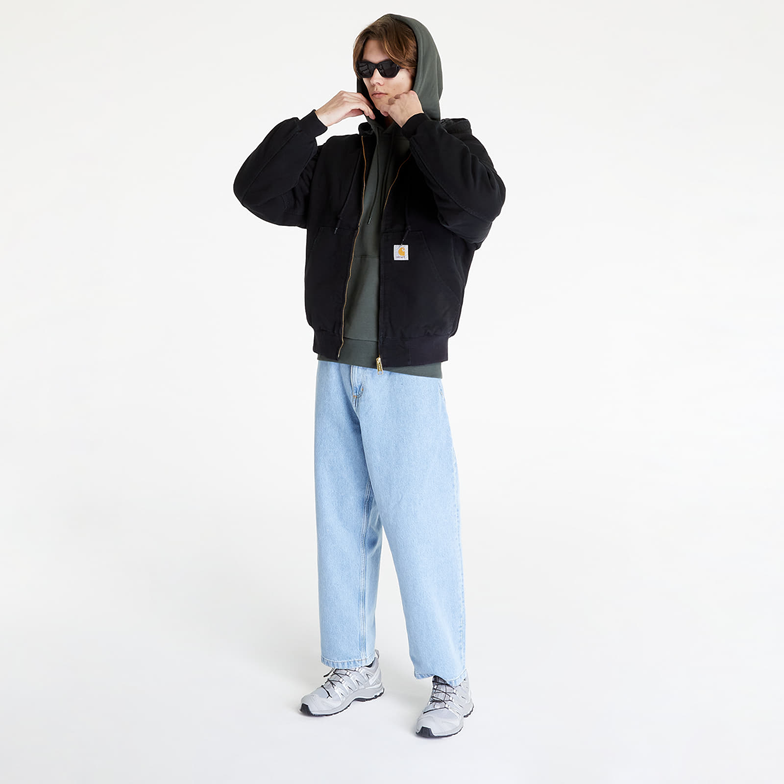 Carhartt wip active jacket black discount