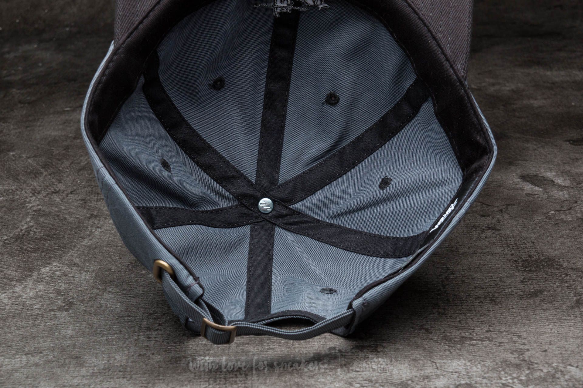 Hætter Stüssy Mini Houndstooth Cap Black