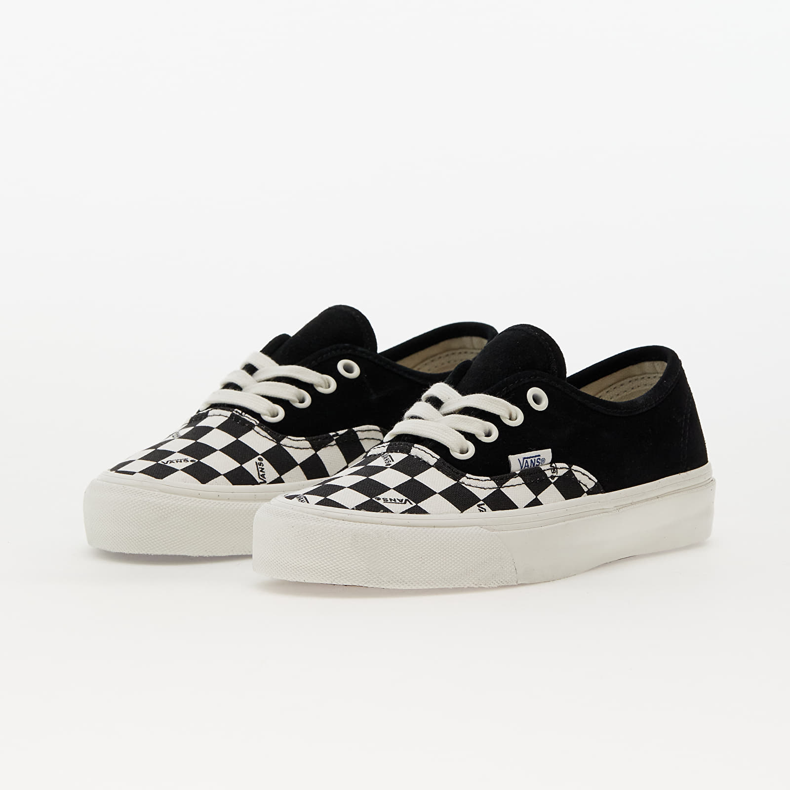 Men's shoes Vans Vault OG Authentic LX (Suede/ Canvas) Black/ Checkerboard