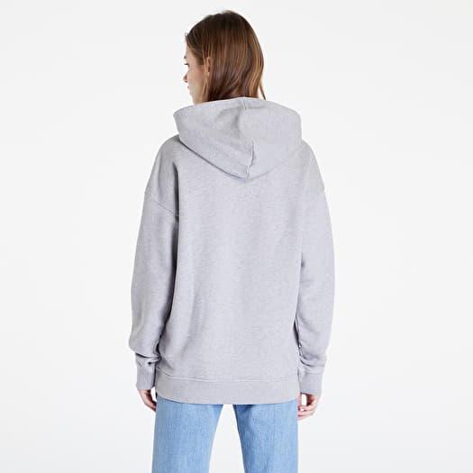 Hoodies and sweatshirts adidas Trefoil Hoodie Medium Grey Heather/ White |  Footshop