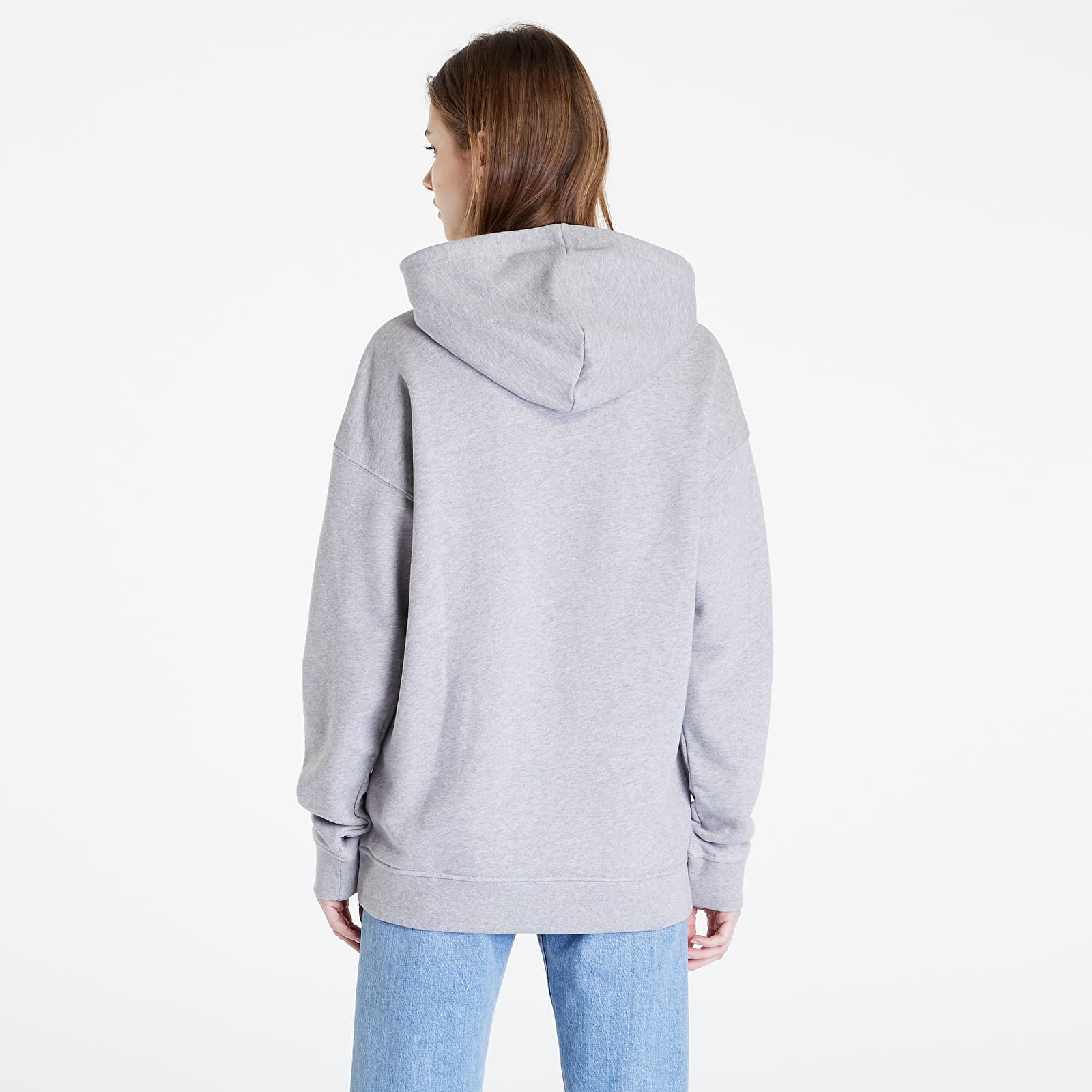 Hoodies and sweatshirts adidas Trefoil Hoodie Medium Grey Heather/ White |  Footshop