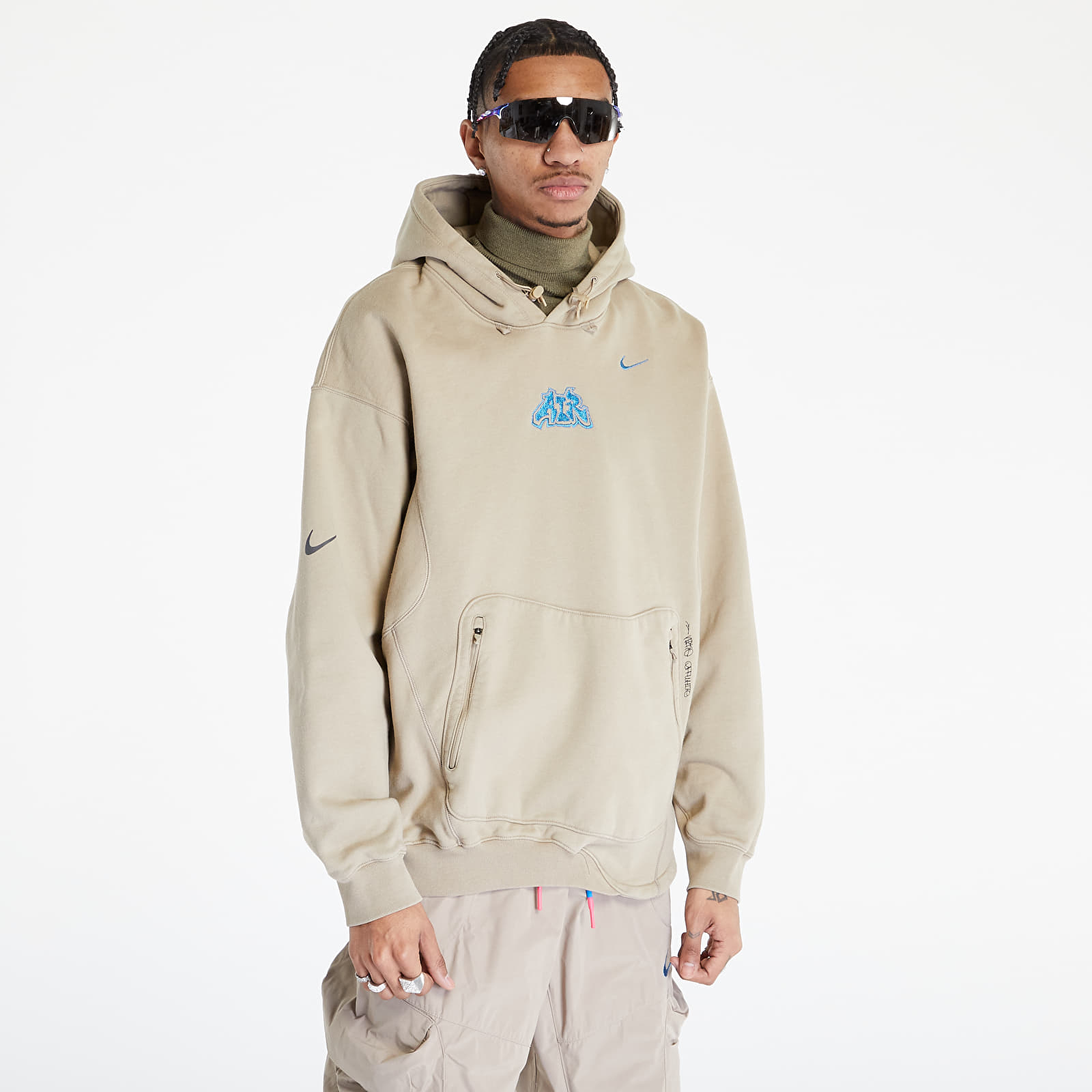 Hoodies and sweatshirts Nike x Off White Fleece Hoodie Khaki Footshop