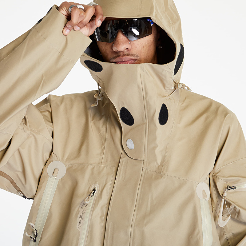 Nike x Off-White Hooded Jacket GTX Khaki | Footshop