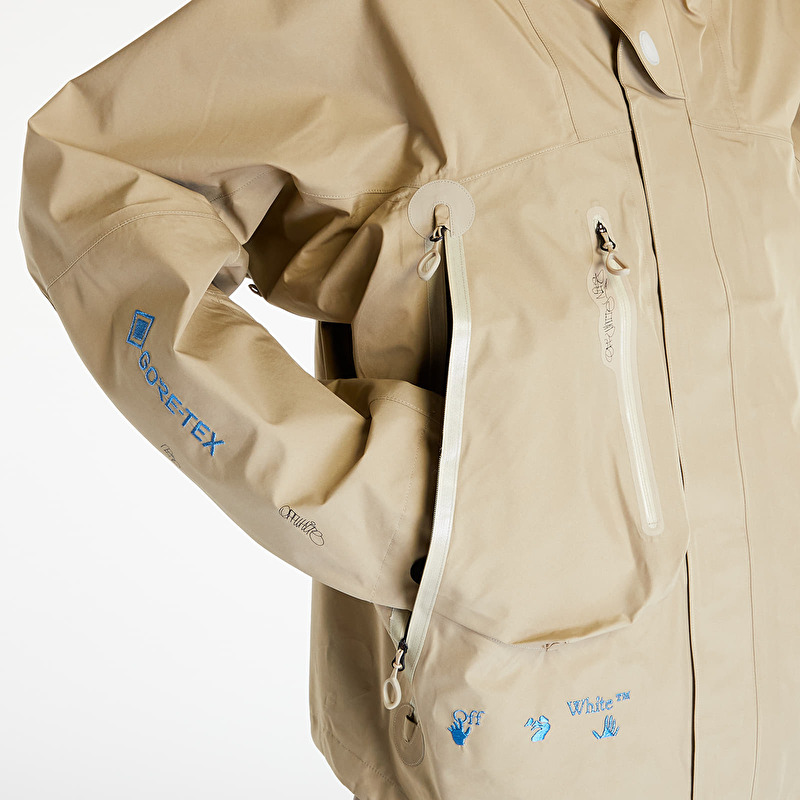 Jackets Nike x Off-White Hooded Jacket GTX Khaki (DQ6456-247