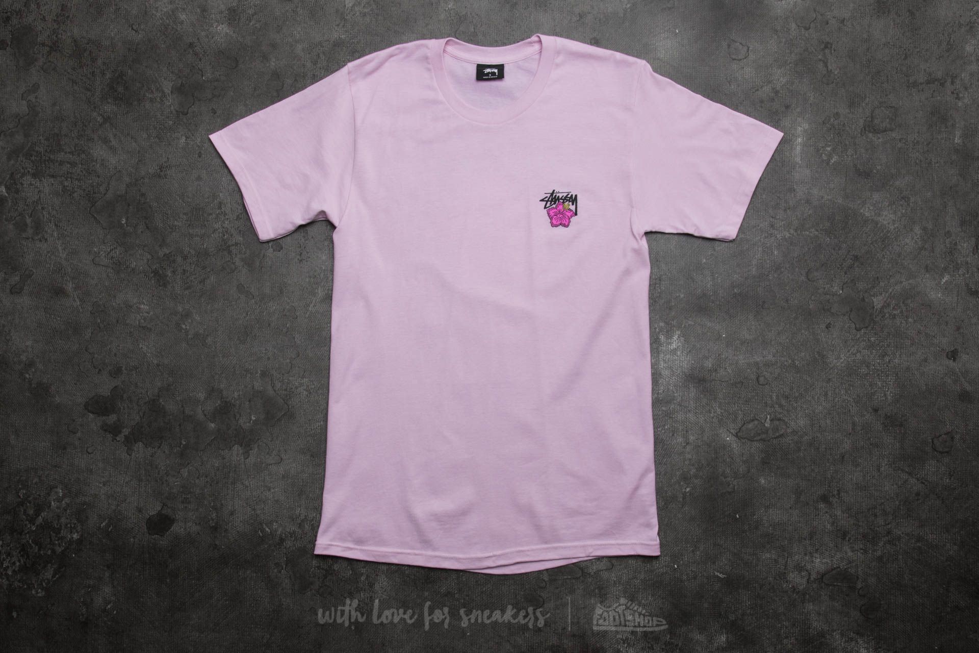Camisetas de hombre Stüssy Cali Rose Tee Light Lavender