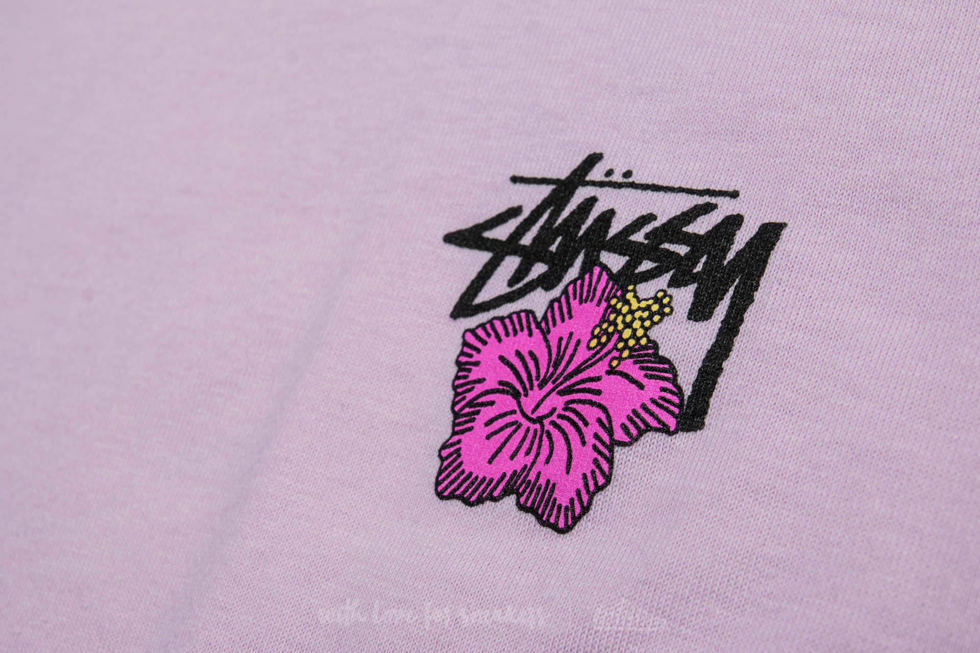 Camisetas de hombre Stüssy Cali Rose Tee Light Lavender