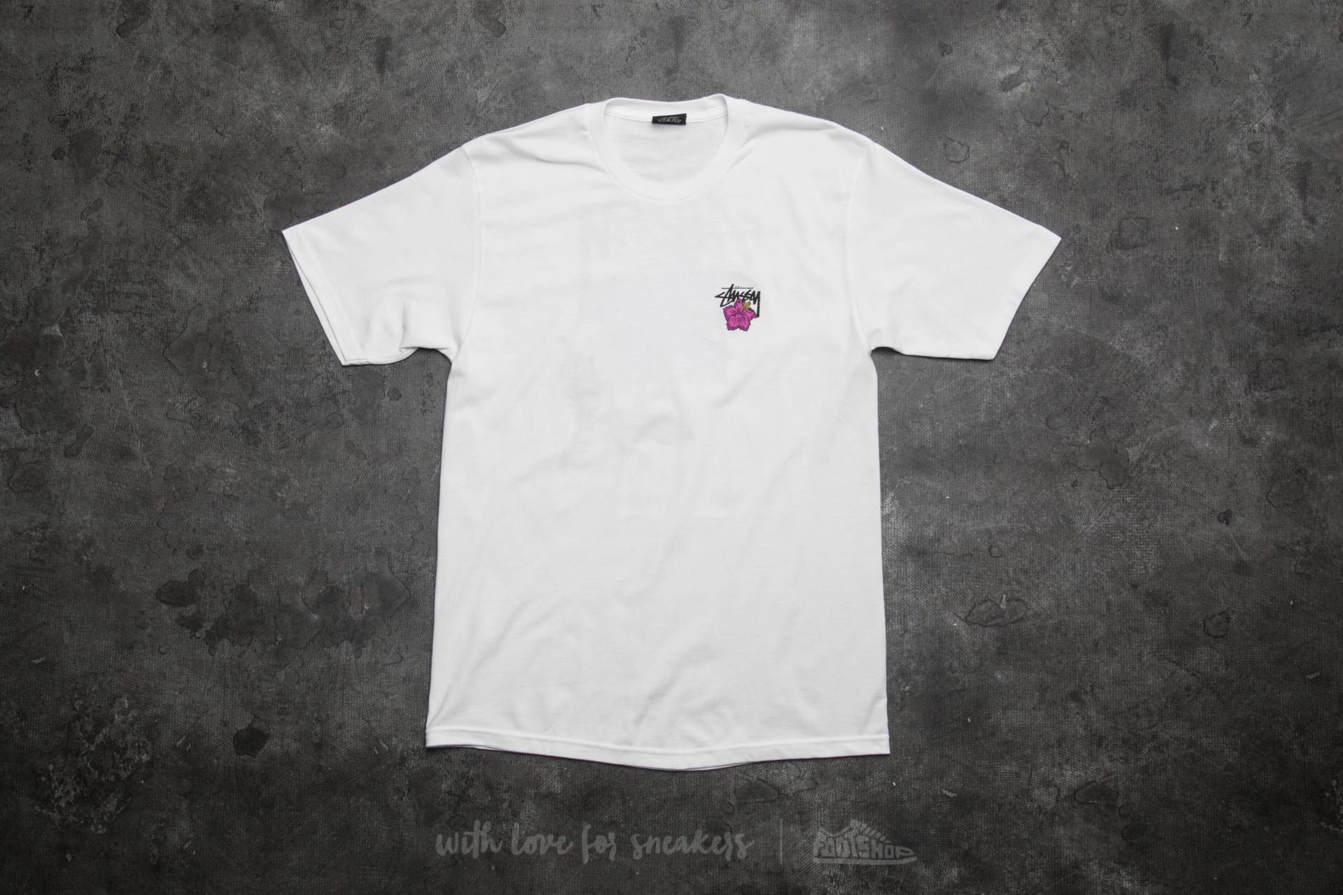 Camisetas Stüssy Cali Rose Tee White