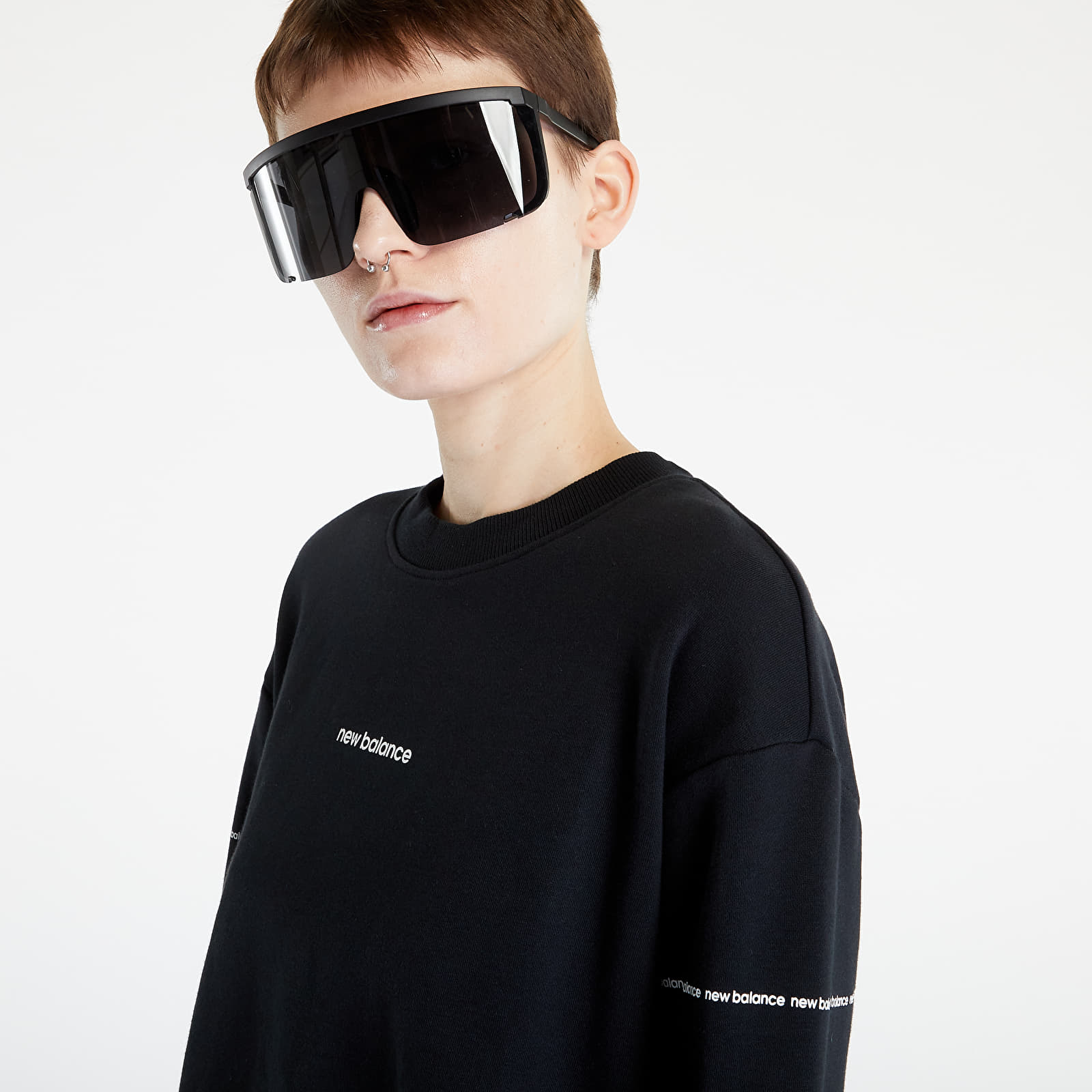Sweatshirts New Balance Essentials Winter Crew Black