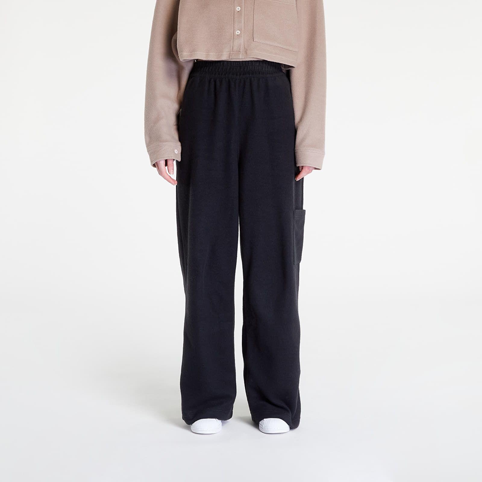 Pants Reebok Classics Reverse Fleece Wide Leg Pants Black (HT7838