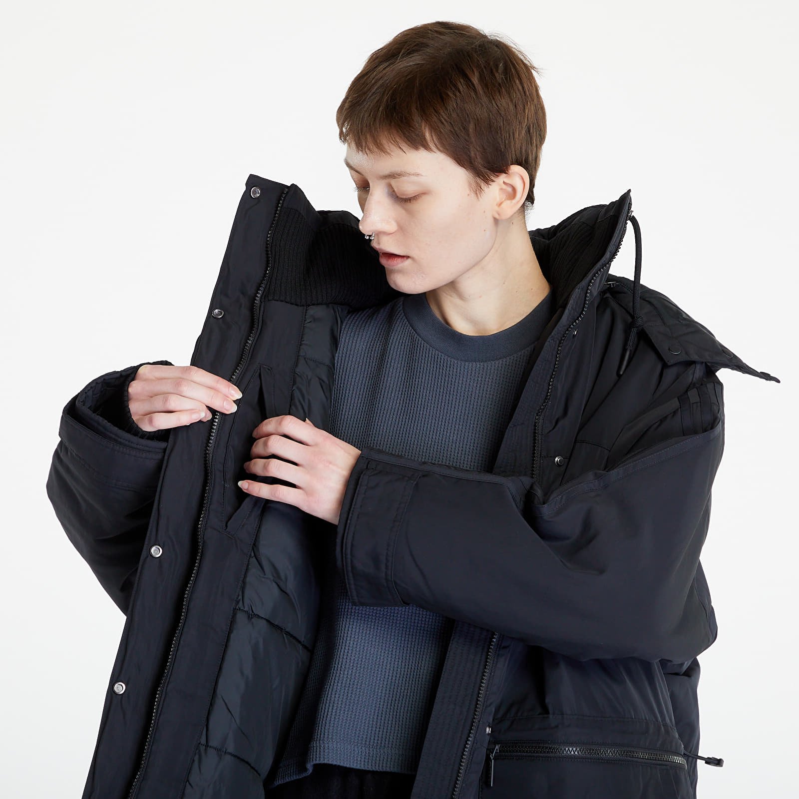 Якета и палта adidas Parka Black