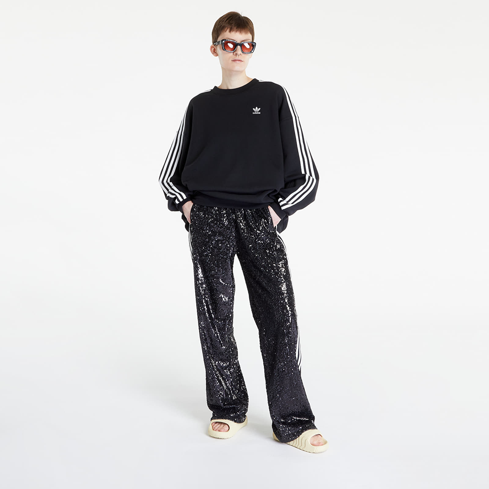 Hanorac adidas Oversized Sweatshirt Black