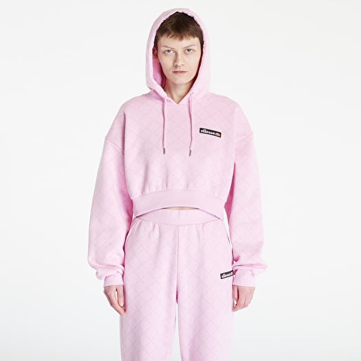 Ellesse piping panel crop hoodie best sale