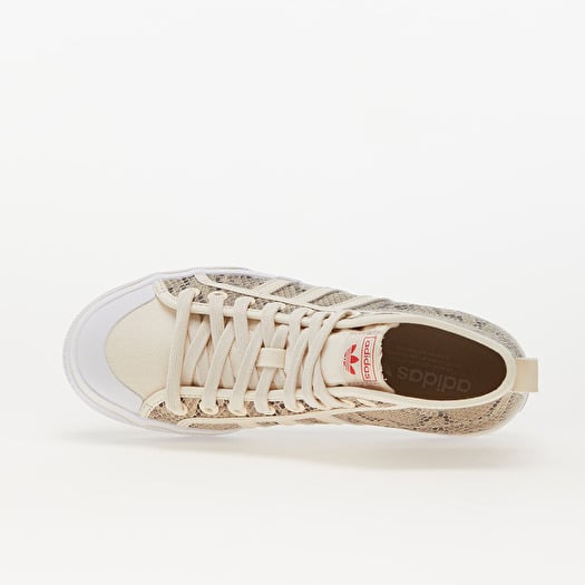 Adidas Originals Nizza White Platform Sneakers Adidas Women's