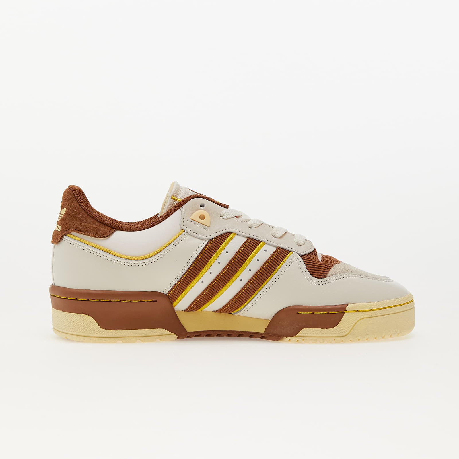 Férfi cipők adidas Rivalry Low 86 Core White/ Wild Brown/ Hazy Yellow