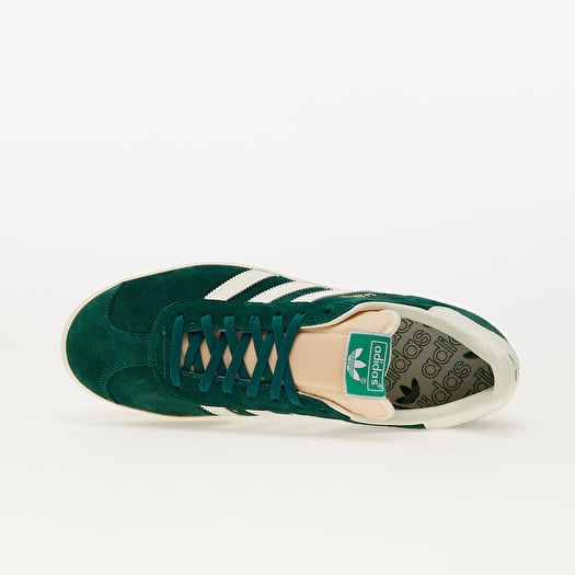 Adidas gazelle dark green suede top