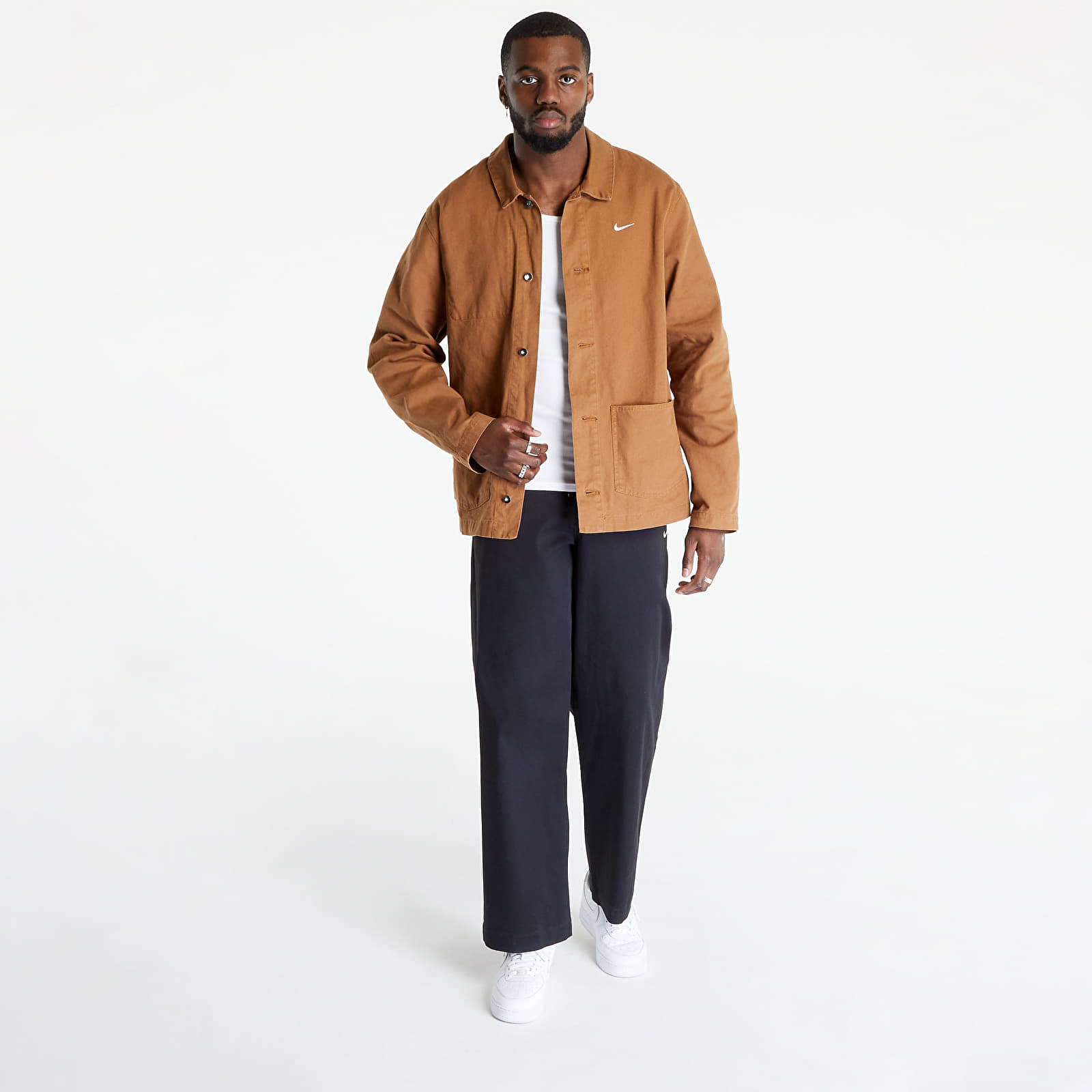 Kurtki i płaszcze Nike Sportswear Unlined Chore Coat Ale Brown/ White