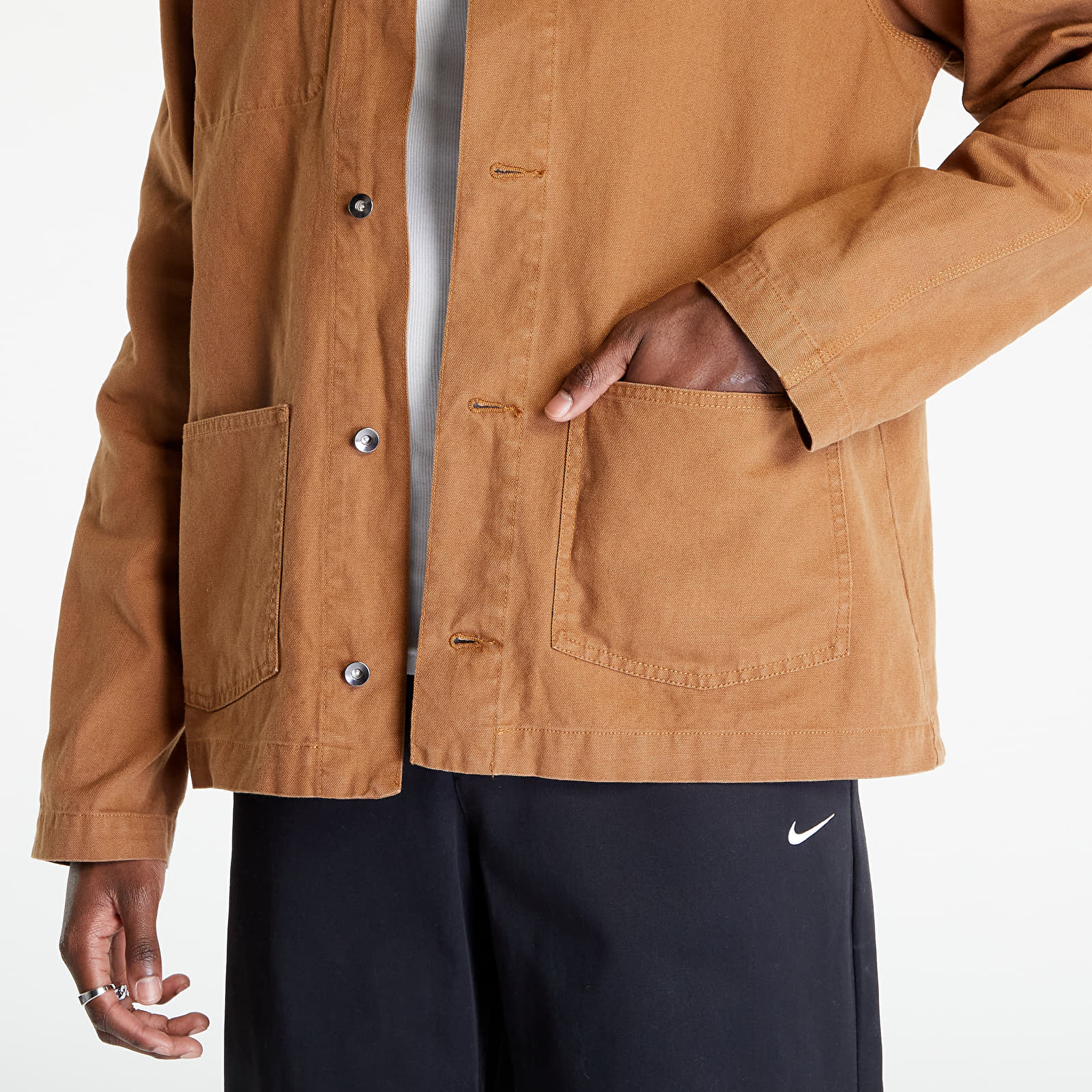 Chaquetas y abrigos Nike Sportswear Unlined Chore Coat Ale Brown/ White