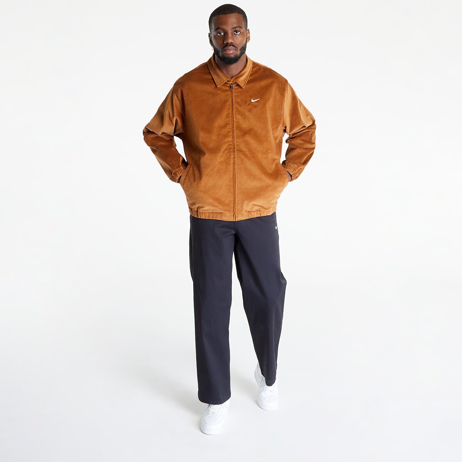Jackets Nike Life Men's Harrington Jacket Ale Brown/ White