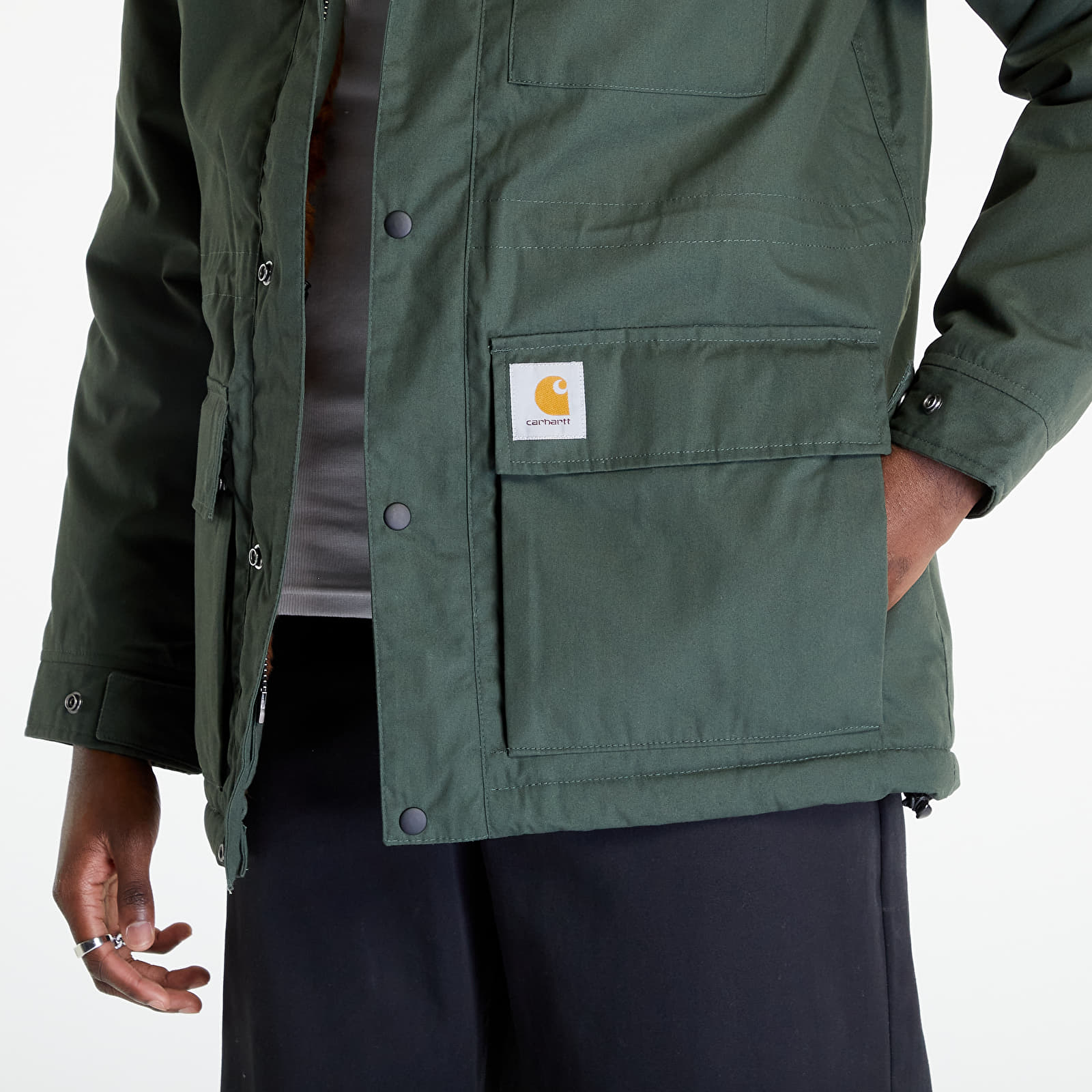 Striukės ir paltai Carhartt WIP Morden Jacket Boxwood / Tawny