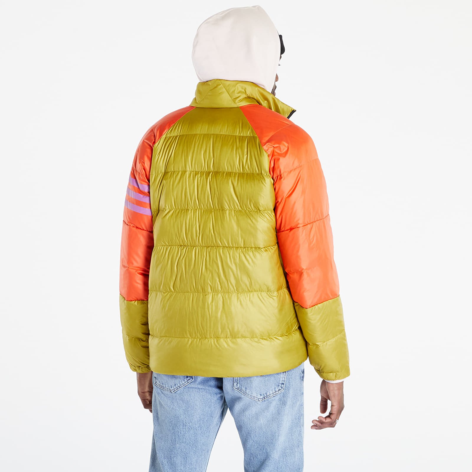 Jacken adidas Utilitas Down Jacket Pulse Olive/ Semi Impact Orange