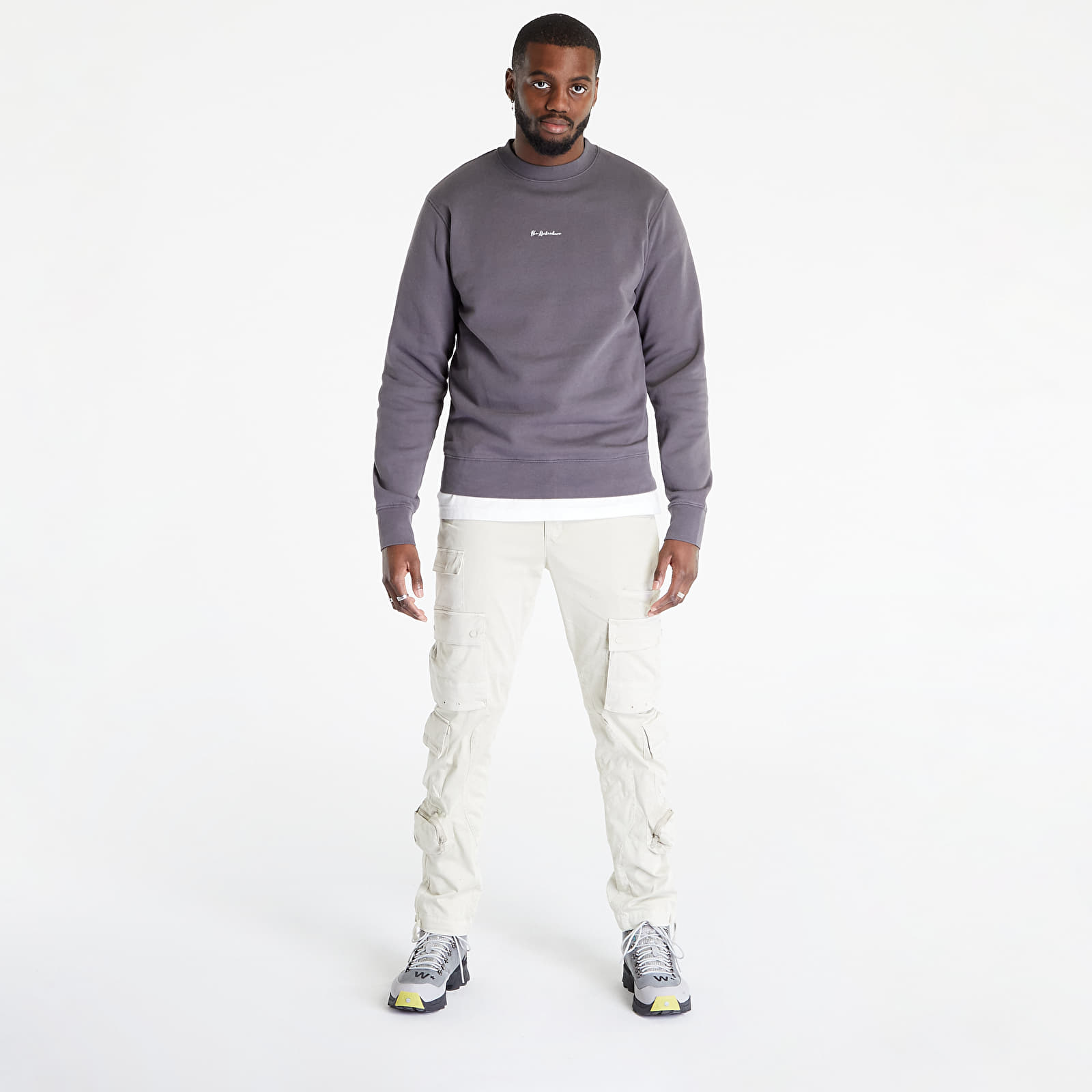 Bluzy Han Kjøbenhavn Casual Crewneck Dark Grey