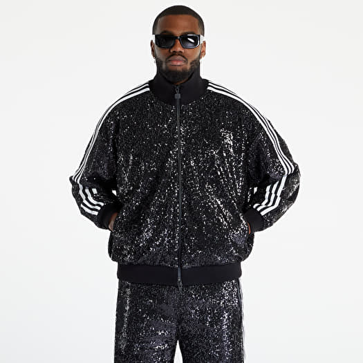 Sweatshirts adidas Blue Version Sequin Track Jacket UNISEX Black