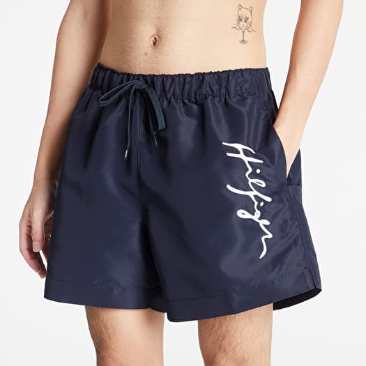 Tommy hilfiger swim shorts black hotsell